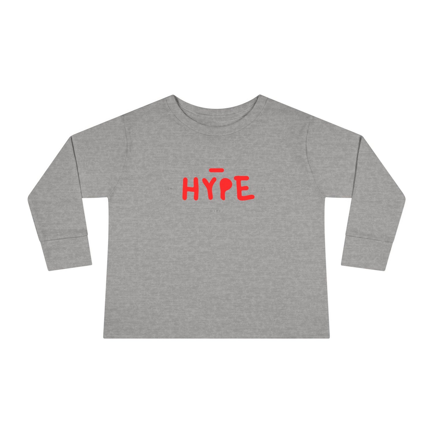 Toddler Long Sleeve Tee HYPE Trendy Toddler Long Sleeve T Shirt