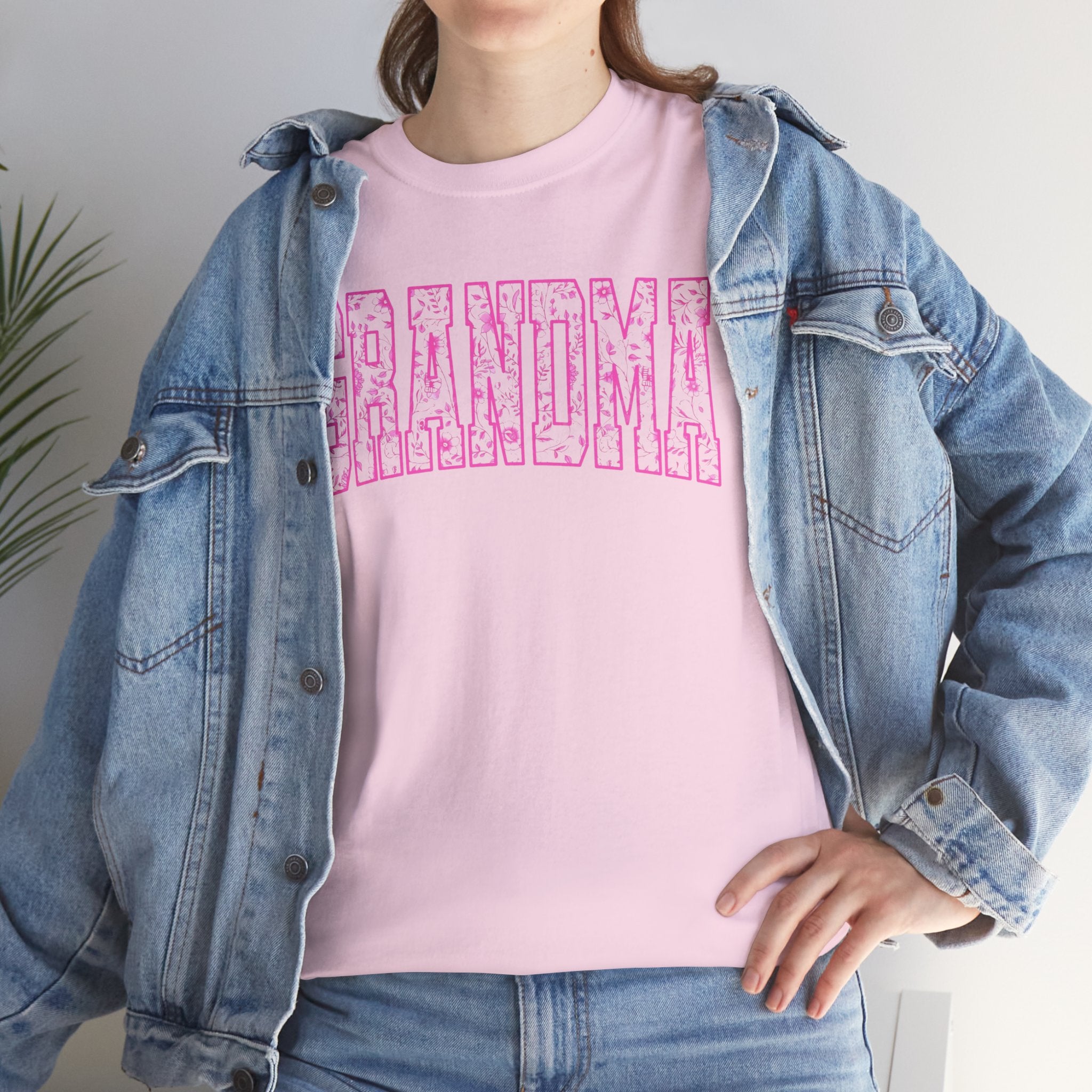 Grandma Tee, Heavy Cotton T-Shirt, Gift for Grandma, Mother&