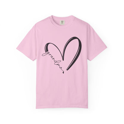 Love Grandma T-Shirt, Unisex Gift for Grandmothers, Casual Tee, Birthday, Mother&