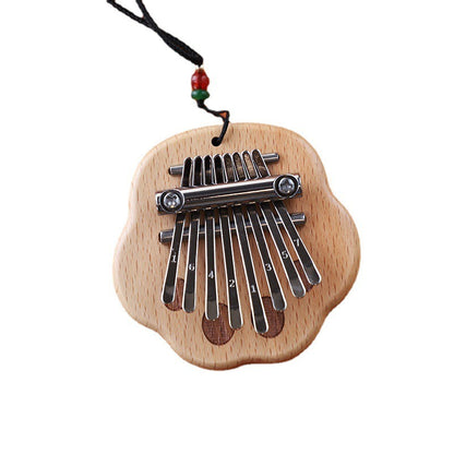 Mini Thumb Piano 8-Note Mini Kalimba Crystal Clear Five Finger Piano Portable Beginner Finger Piano Musical Instrument