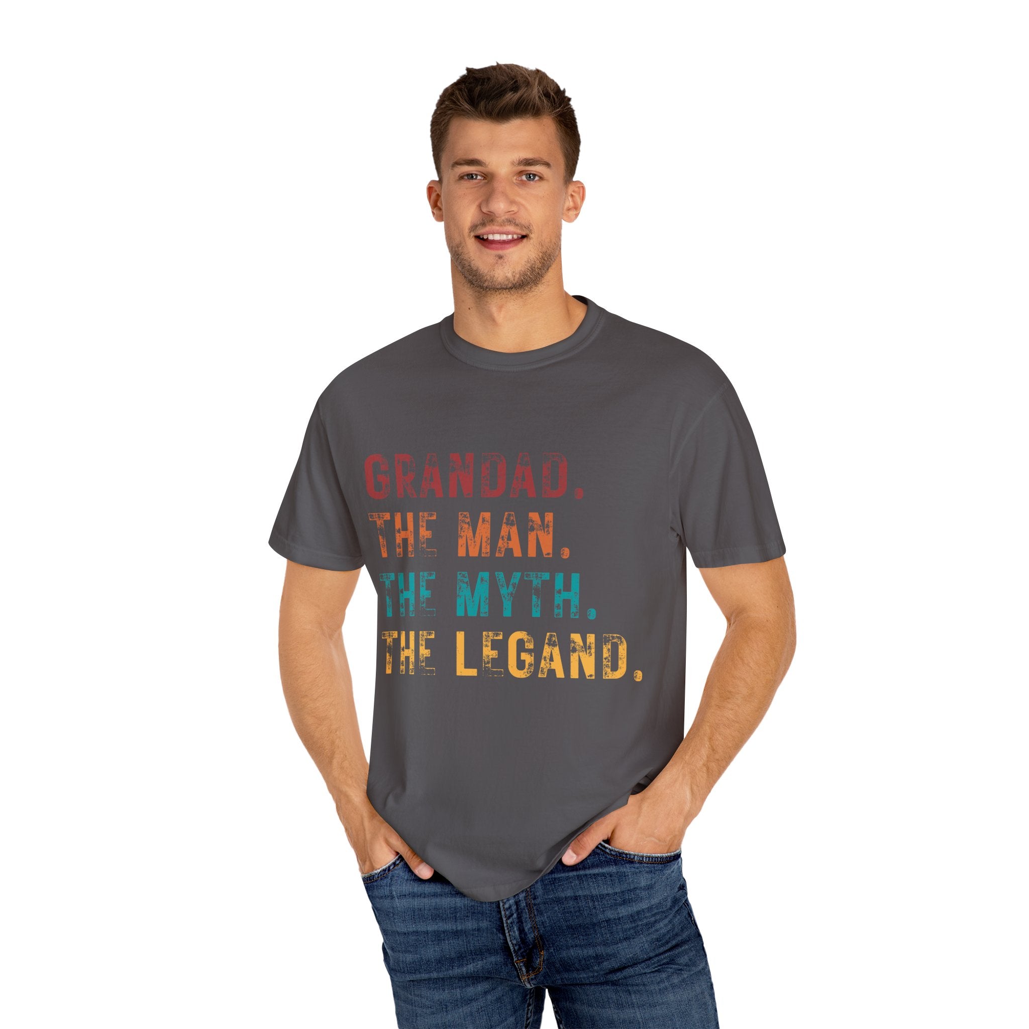 Grandad Tribute T-Shirt - The Man, The Myth, The Legend - Perfect Gift for Father&