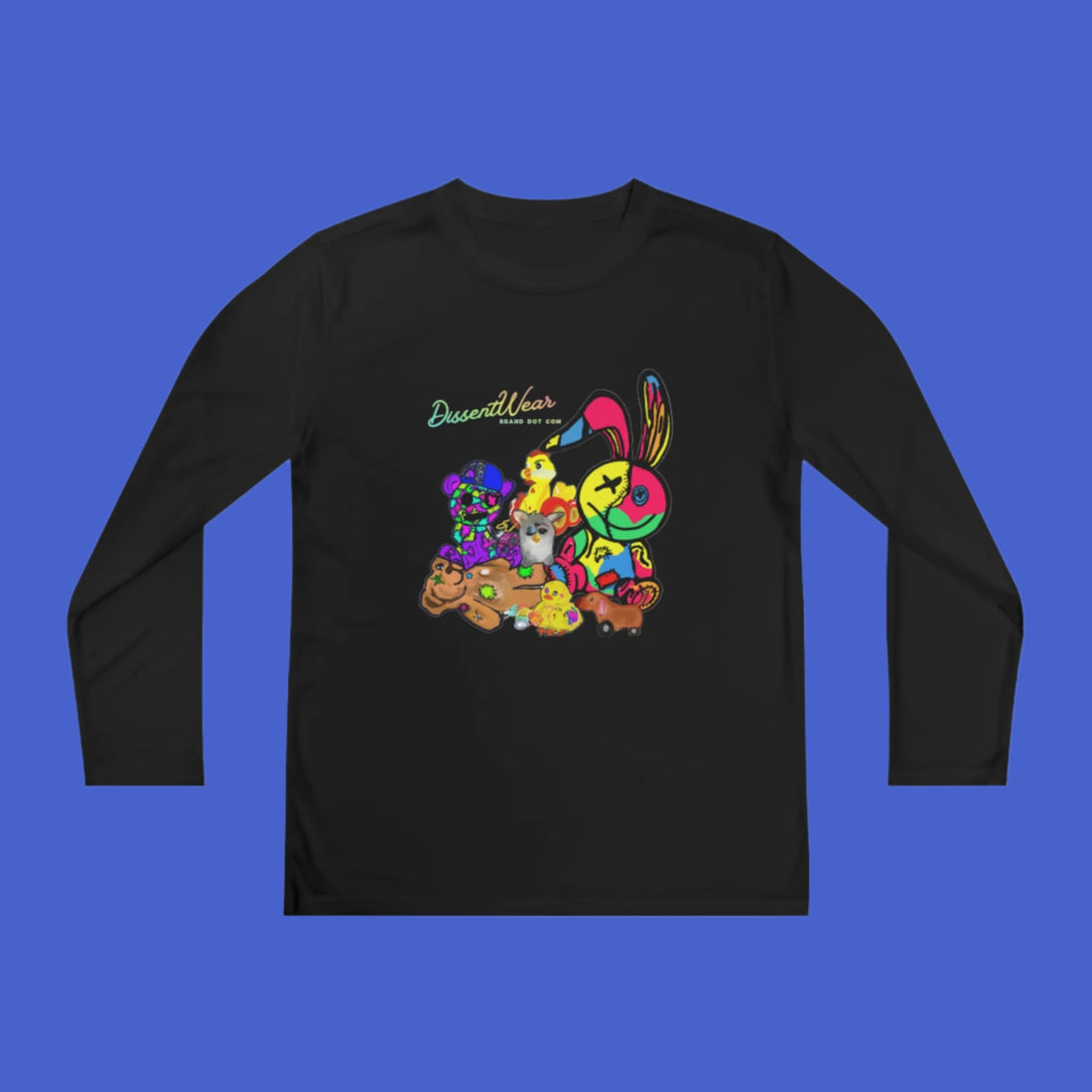 Youth Long Sleeve Tee - Broken Toys Club Hand Drawn