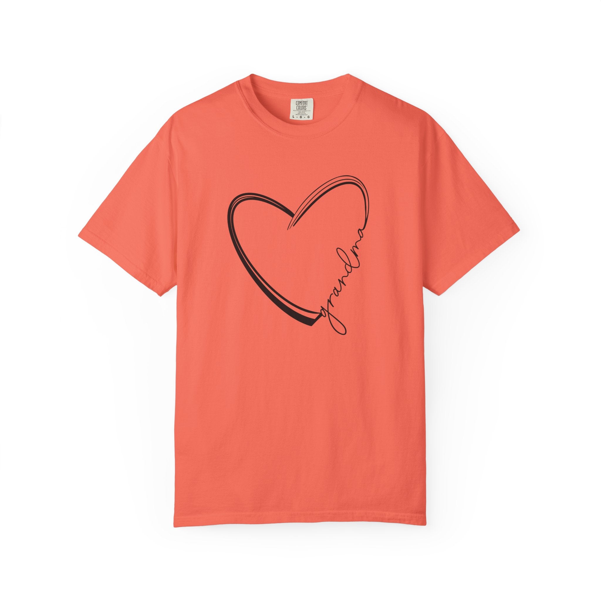 Hand Drawn Grandma Love Heart Unisex T-Shirt | Gift for Grandma | Casual Wear | Mother&