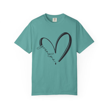 Love Grandma T-Shirt, Unisex Gift for Grandmothers, Casual Tee, Birthday, Mother&