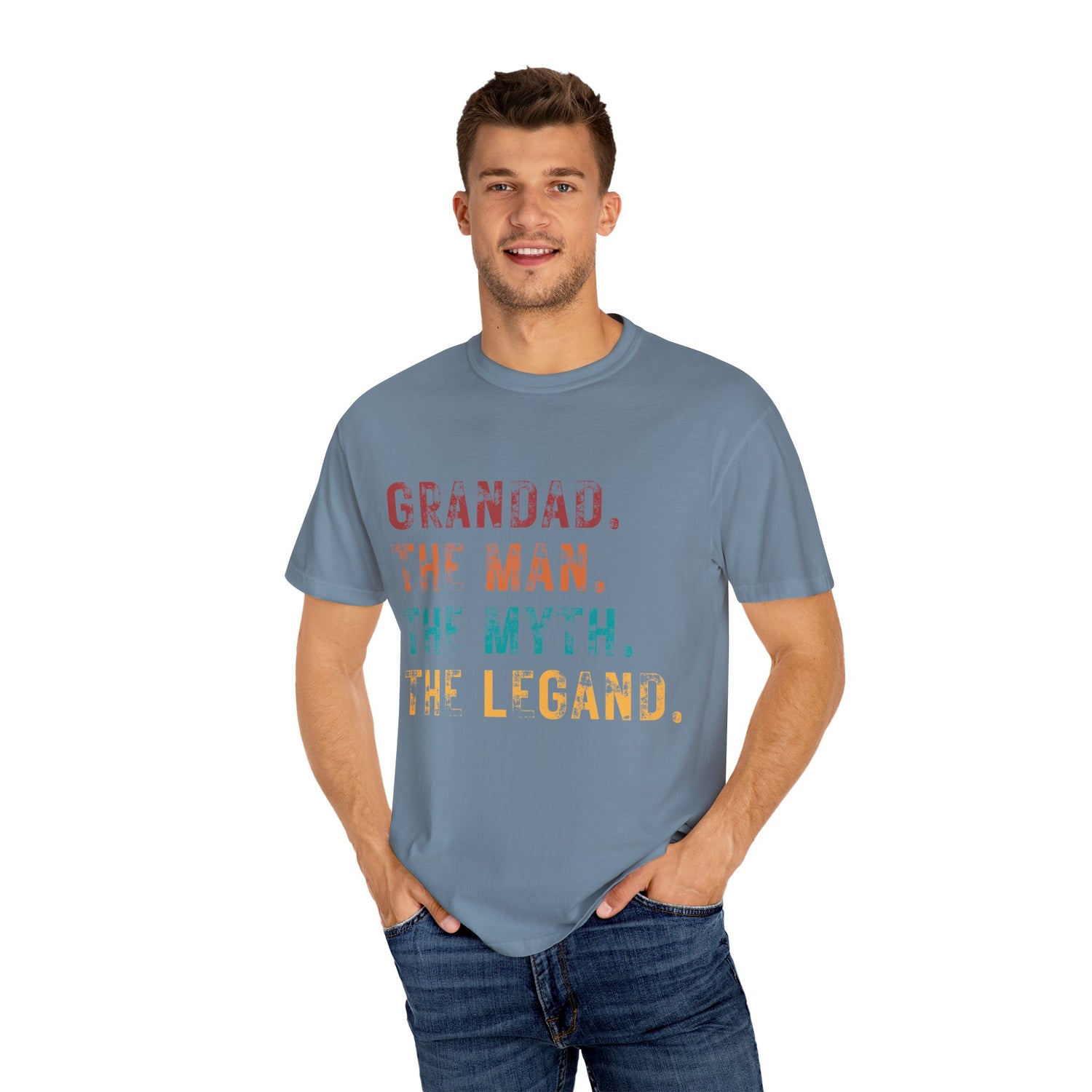 Grandad Tribute T-Shirt - The Man, The Myth, The Legend - Perfect Gift for Father&