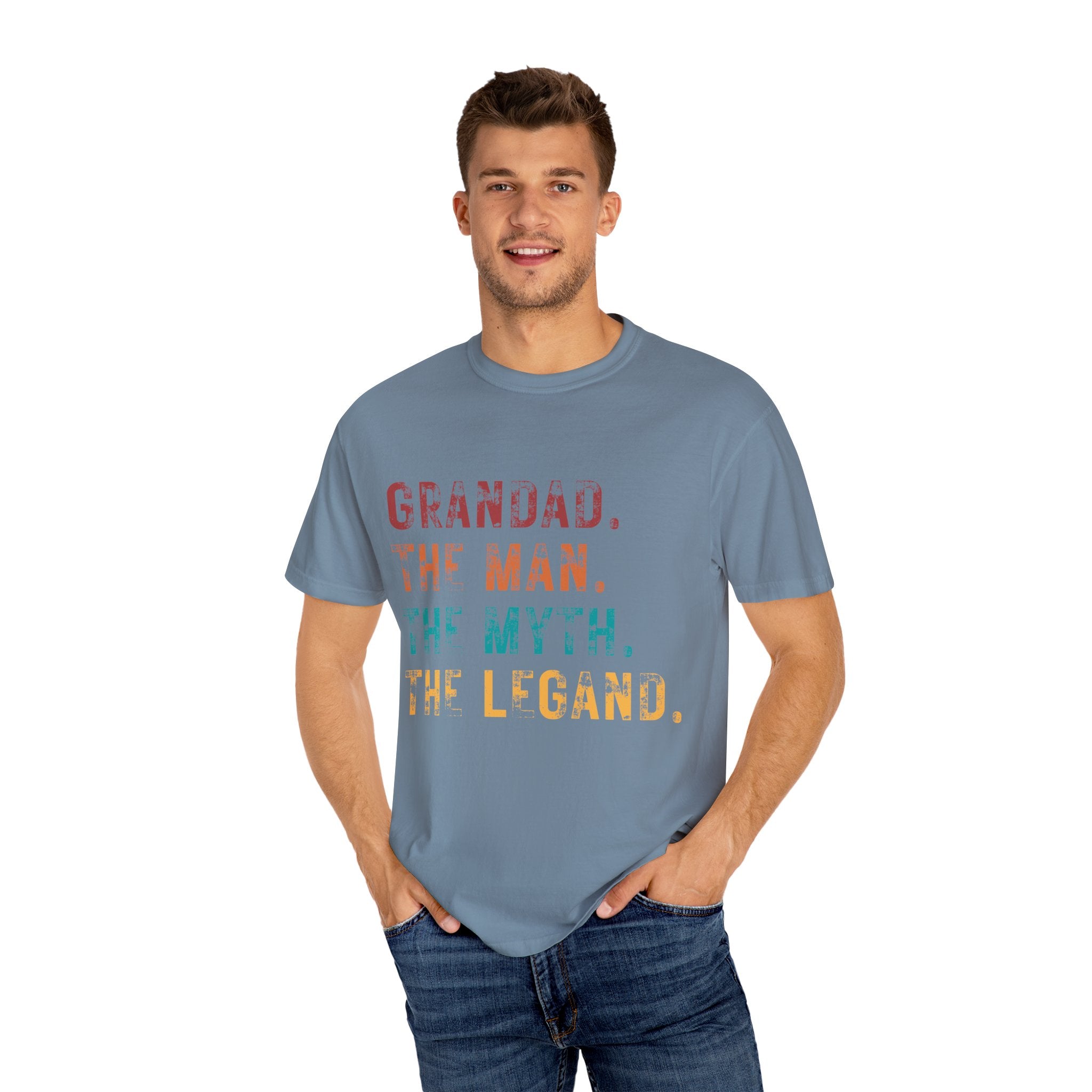 Grandad Tribute T-Shirt - The Man, The Myth, The Legend - Perfect Gift for Father&