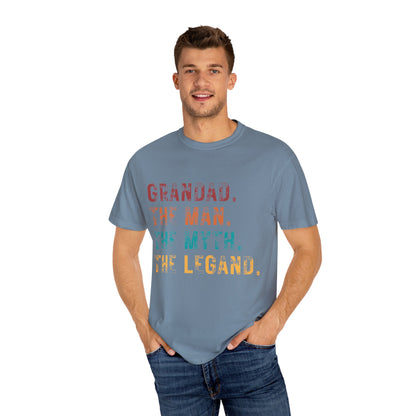 Grandad Tribute T-Shirt - The Man, The Myth, The Legend - Perfect Gift for Father&