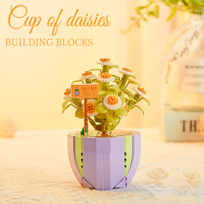 Succulent Blocks Assembled Plants Simulation Bouquet Potted Children&