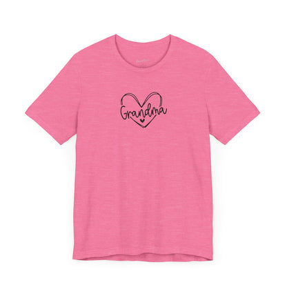 Grandma Trendy Heart Unisex Jersey Tee, Mother&