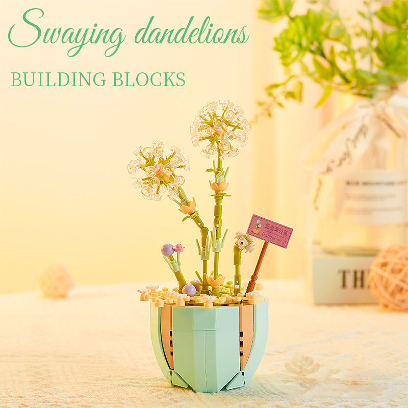 Succulent Blocks Assembled Plants Simulation Bouquet Potted Children&