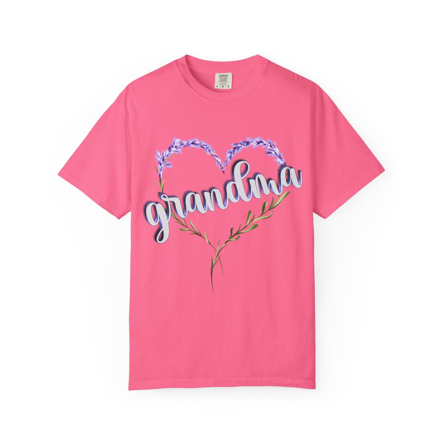 Grandma Purple Flower 3D T-Shirt, Gift for Grandmother, Mother&