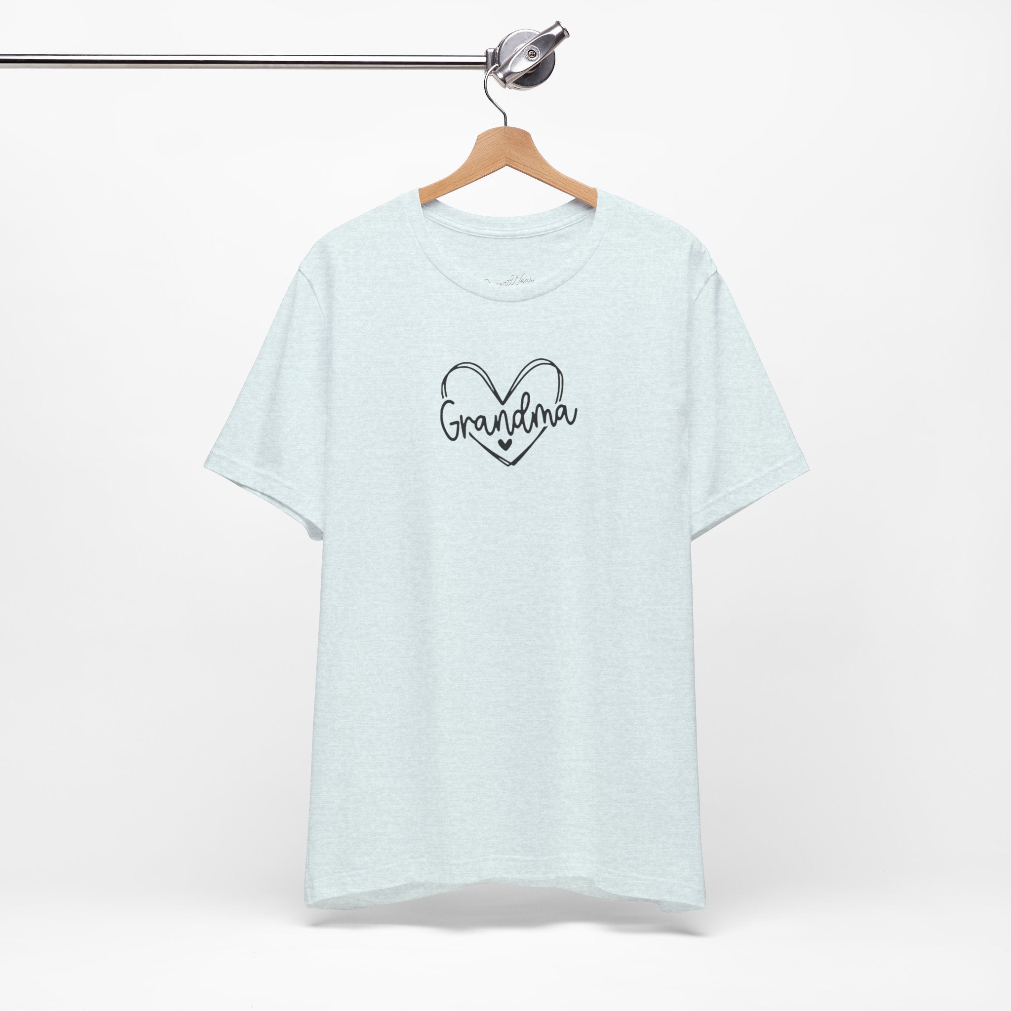 Grandma Trendy Heart Unisex Jersey Tee, Mother&