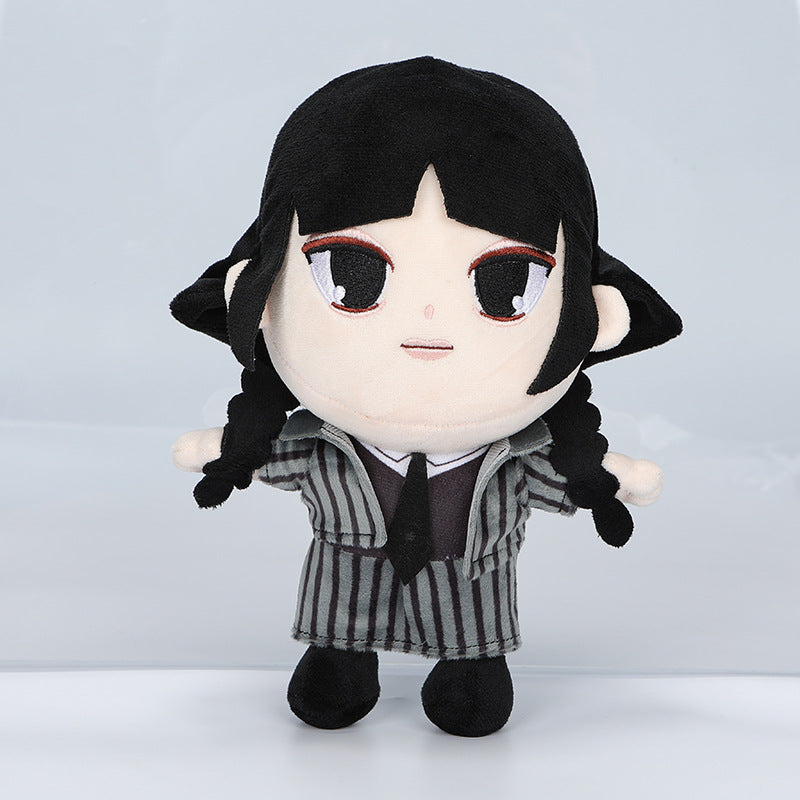 Wednesday Addams Doll Episodes Around Plush Toys