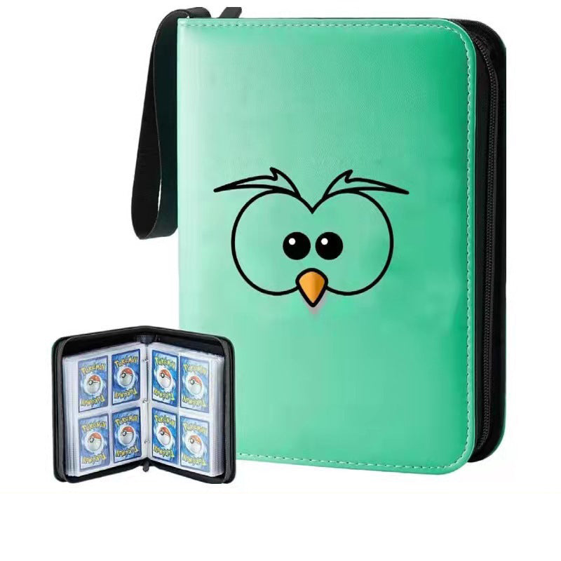 Pokémon Card Book Four Grid Zipper Card Book Game Card Collection Bag Pokémon Card Book Binder