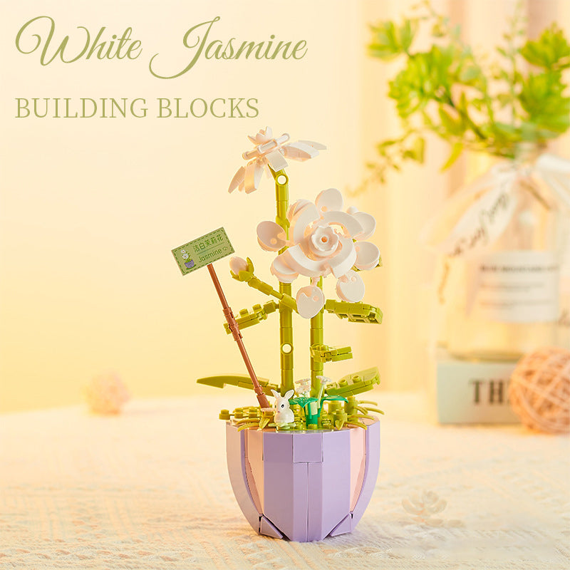 Succulent Blocks Assembled Plants Simulation Bouquet Potted Children&