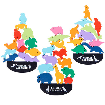 Montessori Early Education Animal Seesaw Balance Beam Toy Children&