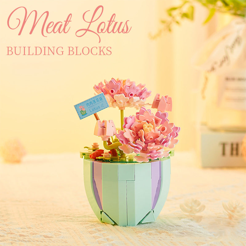 Succulent Blocks Assembled Plants Simulation Bouquet Potted Children&