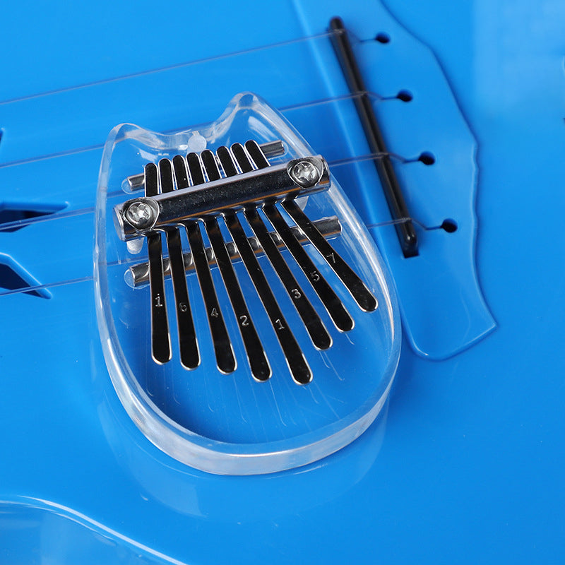 Mini Thumb Piano 8-Note Mini Kalimba Crystal Clear Five Finger Piano Portable Beginner Finger Piano Musical Instrument