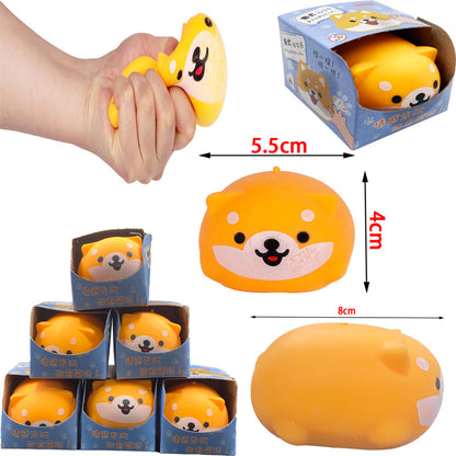 Creative Shiba Decompression Toy Super Cute Venting Pinch Pinch Happy Venting Ball Toy