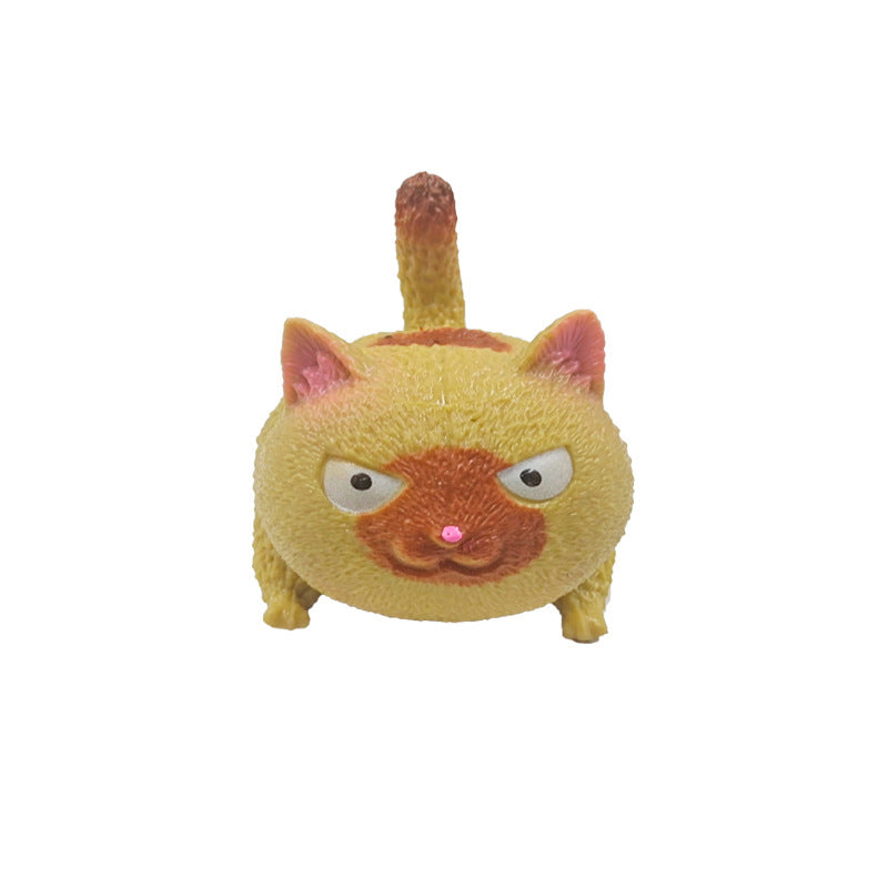 Toy Decompression Angry Cat Pinch Pinch Fun To Vent Cute Big Face Cat Tricking Children&