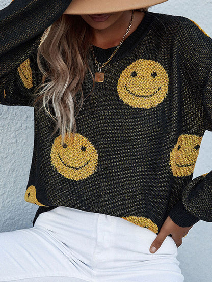 Ladies Trendy Smile Sweater