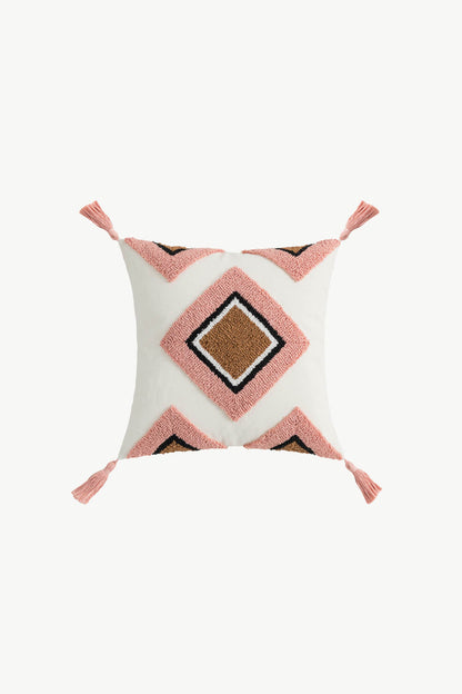 Geometric Graphic Tassel Pillow Cover *hot item* 4 Styles