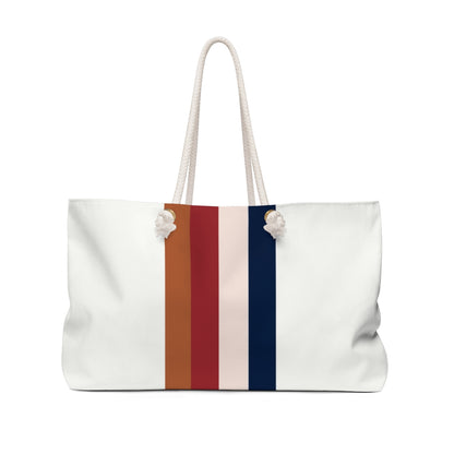 Spring Stripe Weekender Bag