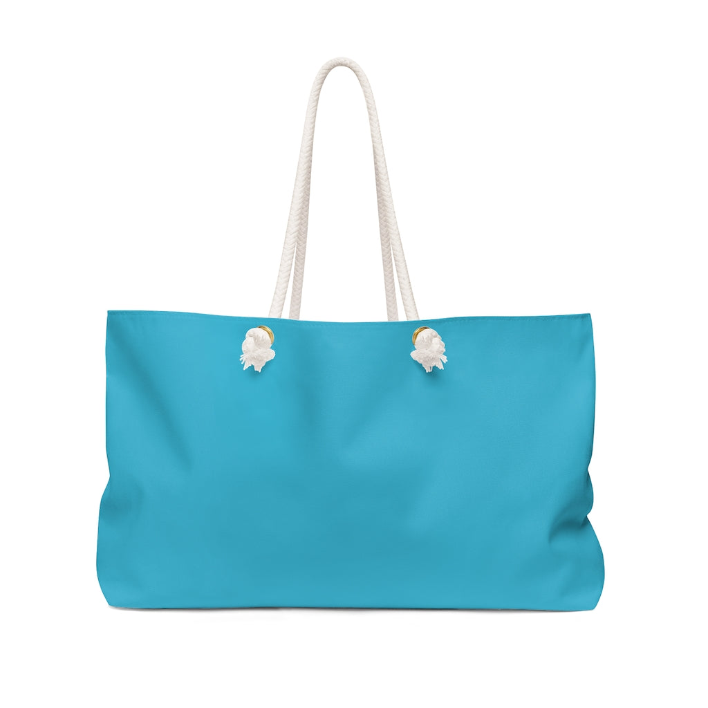 MAINE MADE LOCALLY GROWN WEEKENDER BAG IN BLUE