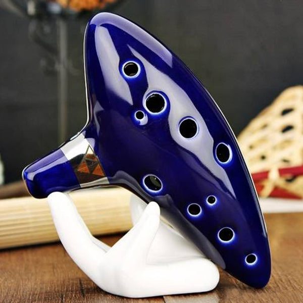 Ocarina Ceramic Alto C Legend of Zelda Ocarina Flute 12 Holes