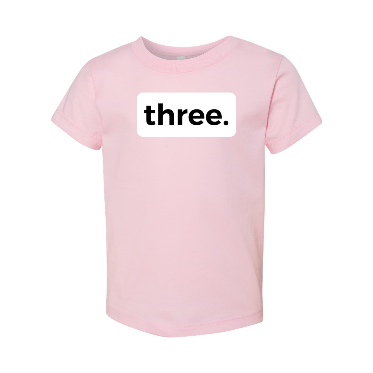 three. 3RD BIRTHDAY T-SHIRT