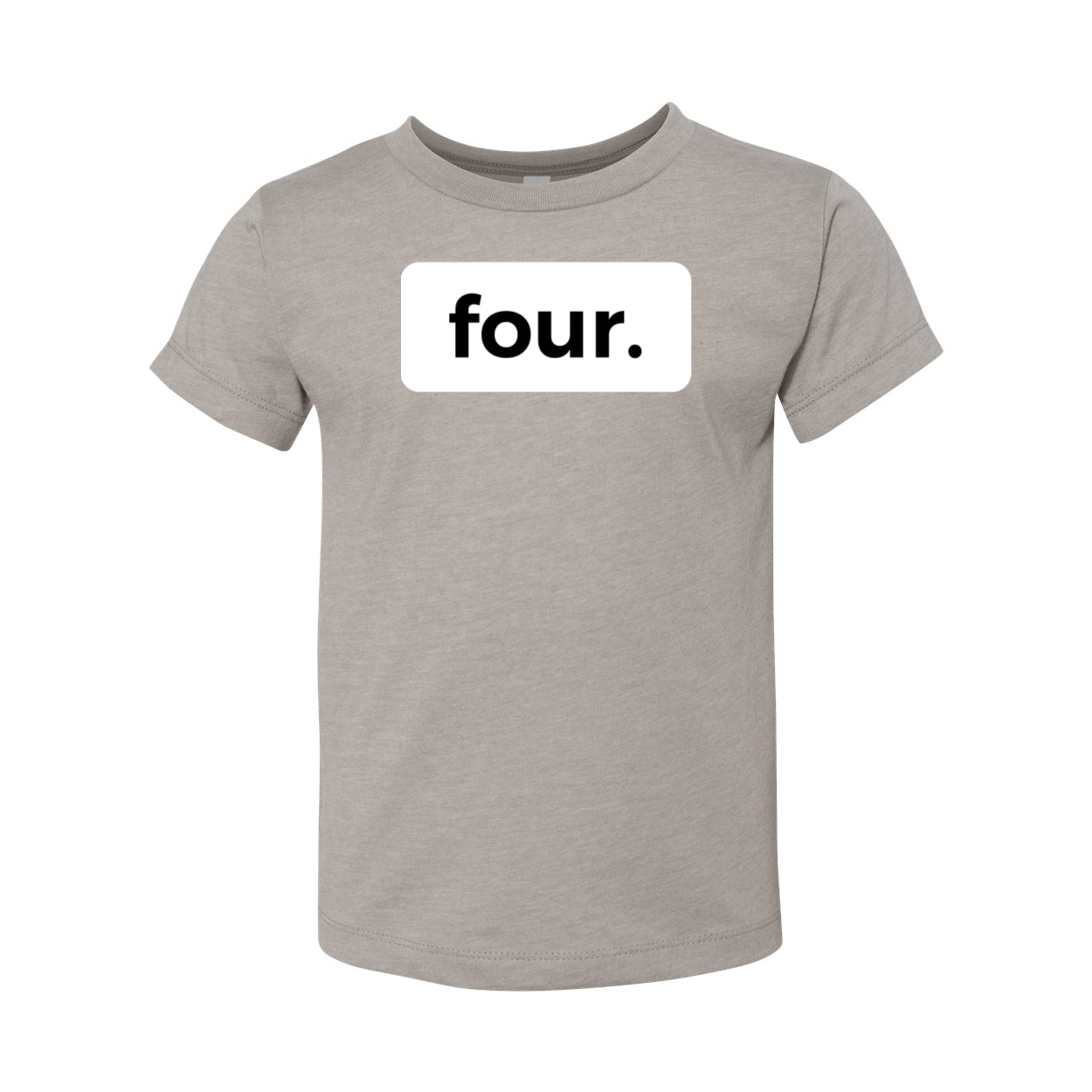 four. FOURTH 4TH birthday tee