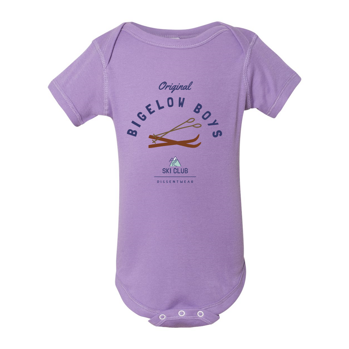 ORIGINAL BIGELOW BOYS SKI CLUB INFANT ONESIE