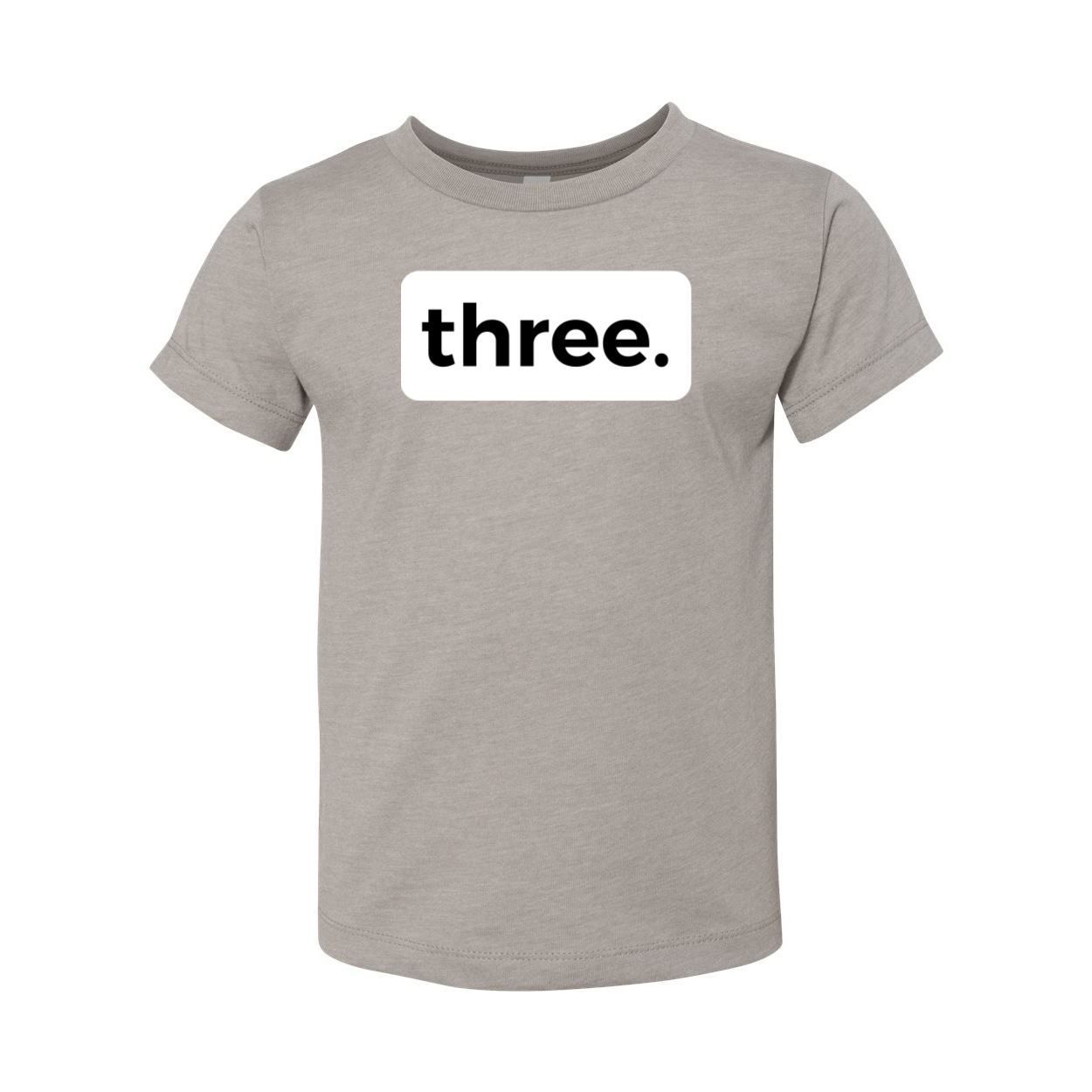 three. 3RD BIRTHDAY T-SHIRT