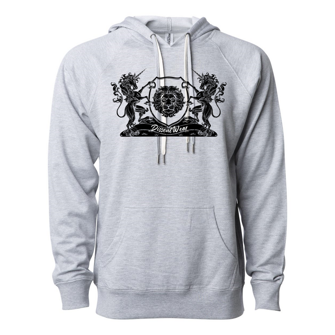 Vintage Inspired Lightweight Terry Crested Hoodie