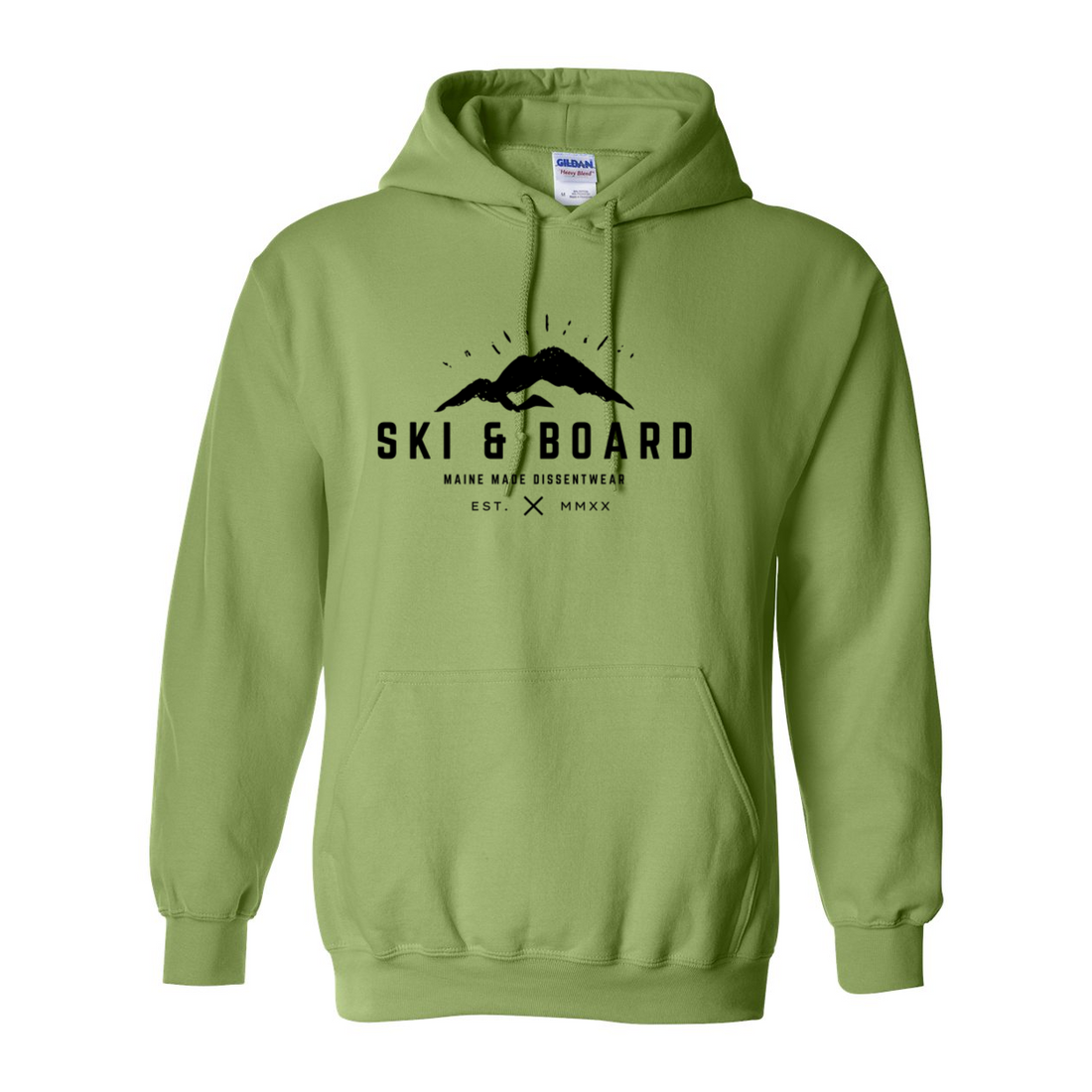 SKI & BOARD BLACK LOGO SWEATSHIRT HOODIE