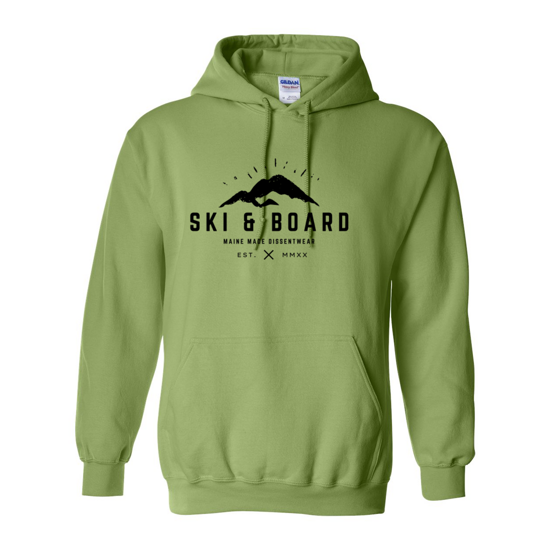 SKI &amp; BOARD BLACK LOGO SWEATSHIRT HOODIE