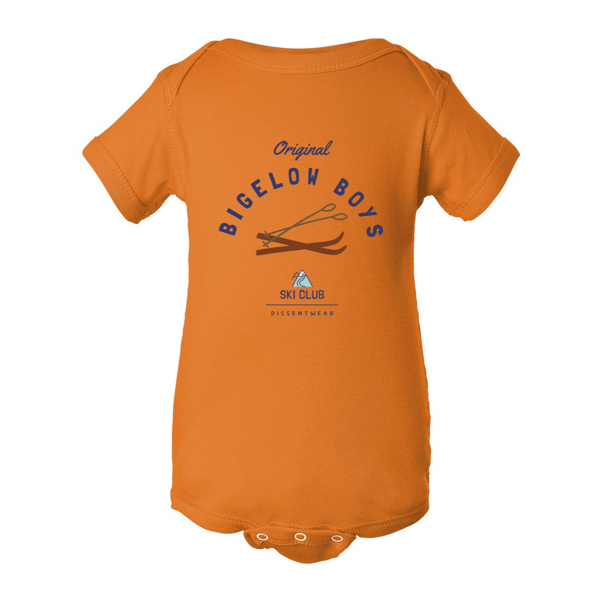 ORIGINAL BIGELOW BOYS SKI CLUB INFANT ONESIE