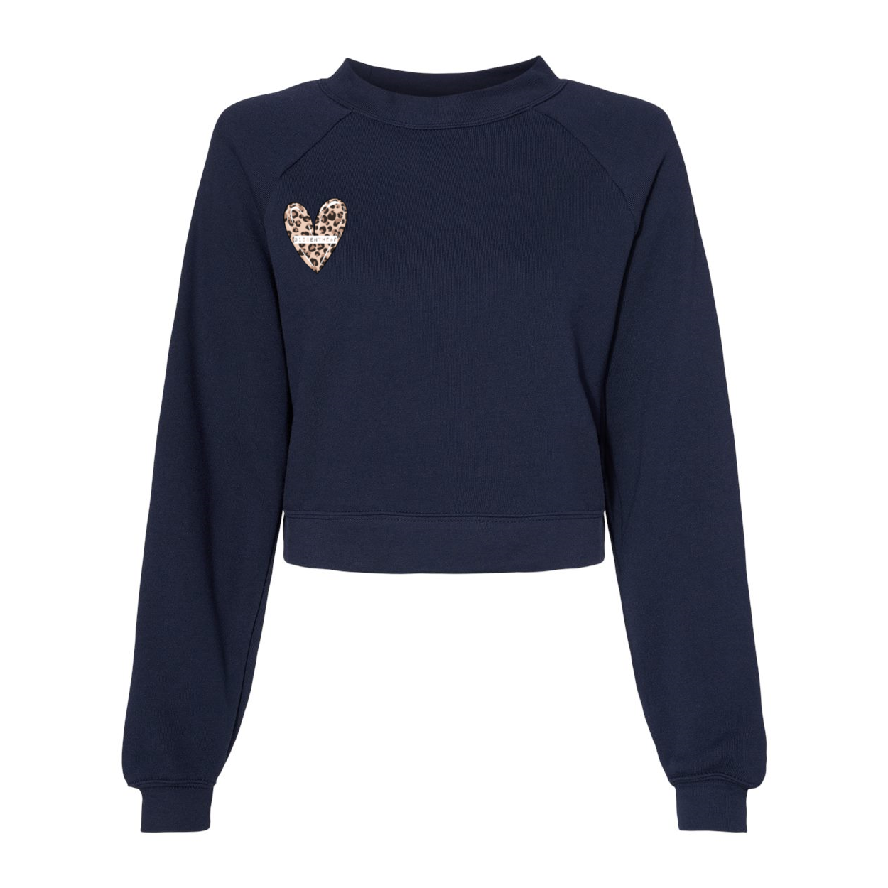 PULLOVER EUROPEAN RAGLAN CONTOUR SLEEVE HEART