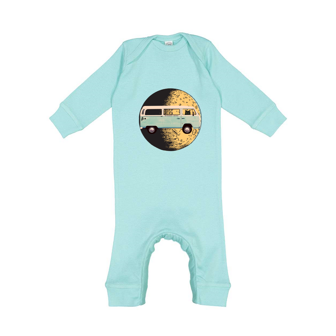 RETRO VAN OVER THE MOON INFANT BABY ROMPER