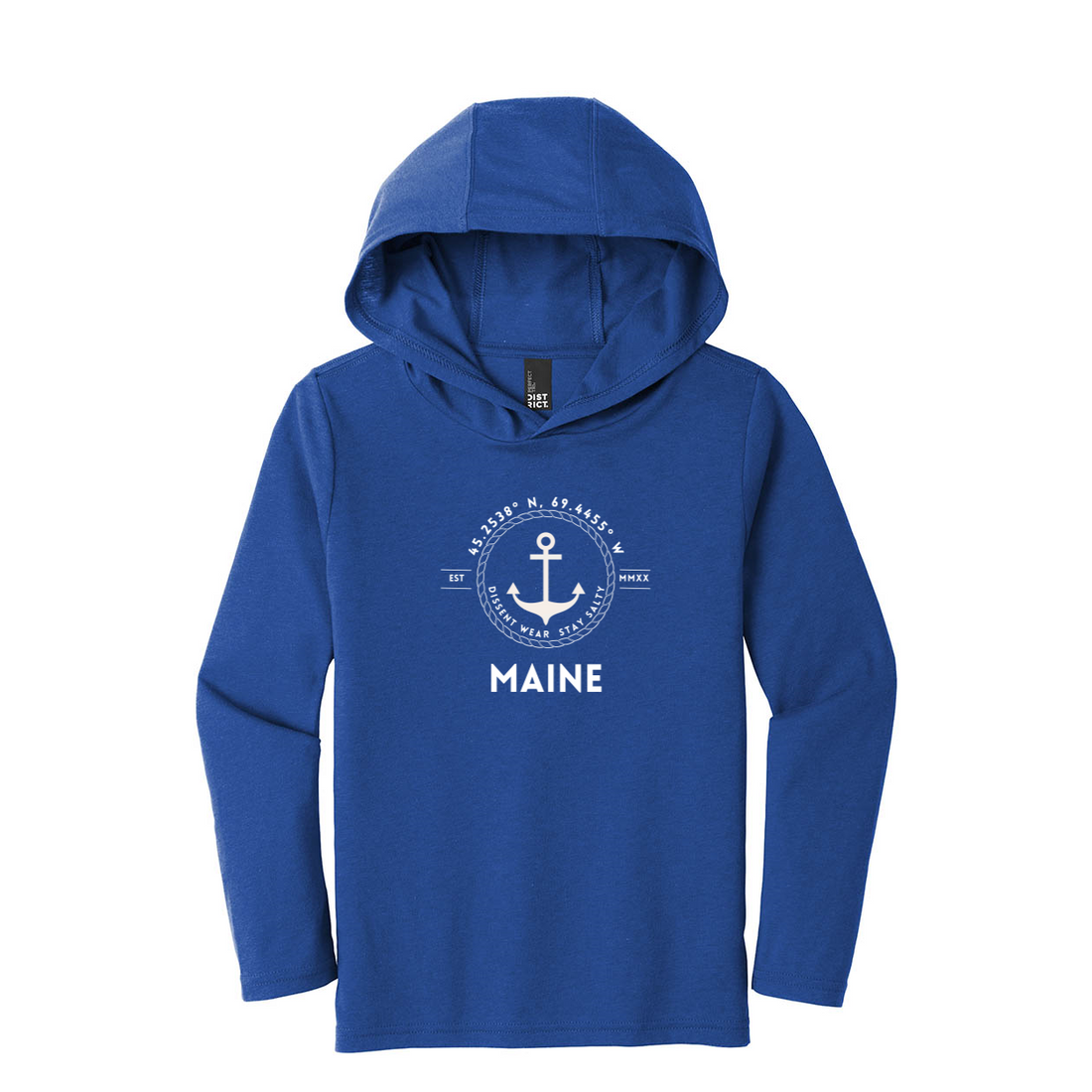 NAUTICAL MAINE LIGHTWEIGHT HOODIE- YOUTH