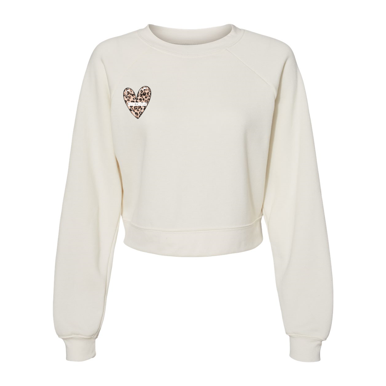 PULLOVER EUROPEAN RAGLAN CONTOUR SLEEVE HEART