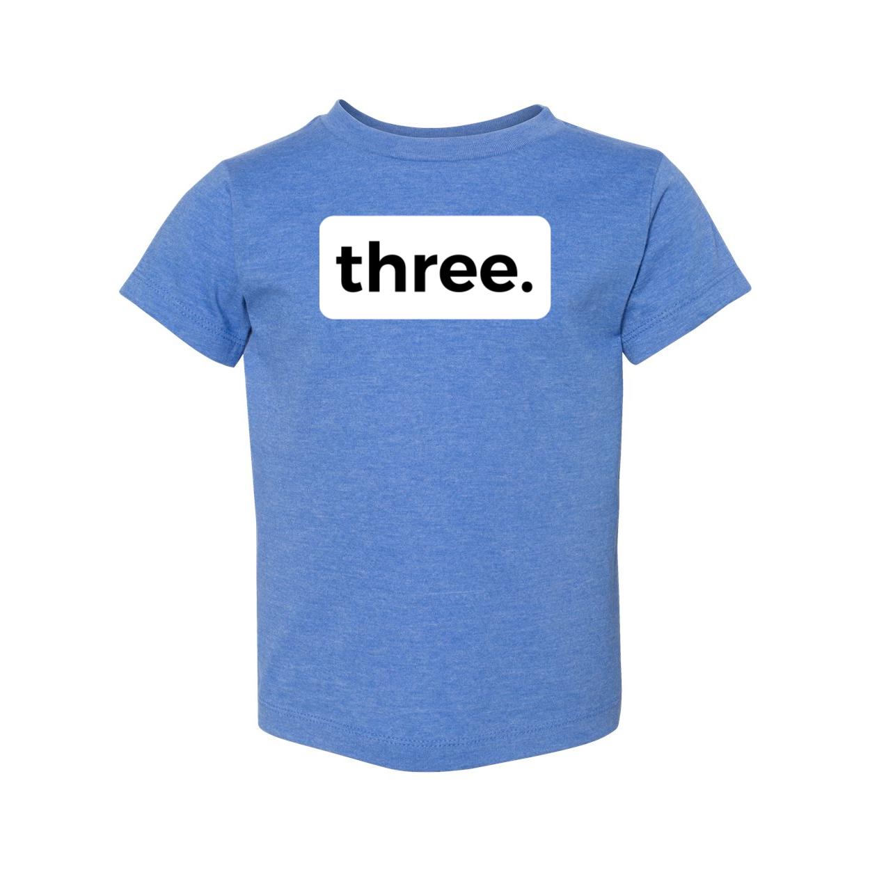 three. 3RD BIRTHDAY T-SHIRT