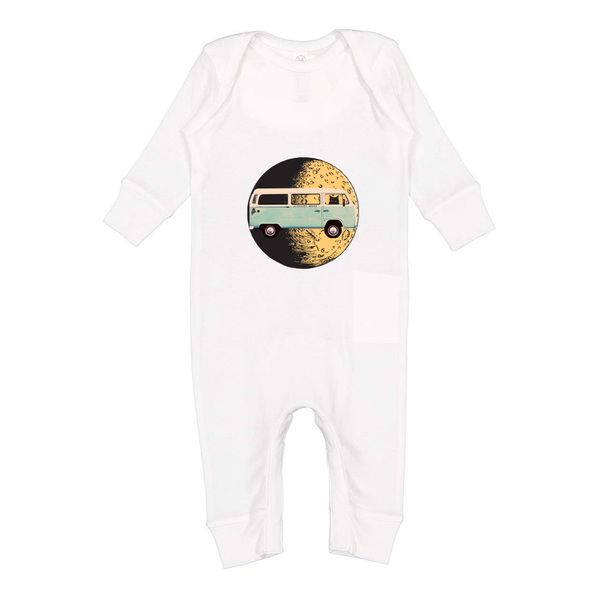 RETRO VAN OVER THE MOON INFANT BABY ROMPER