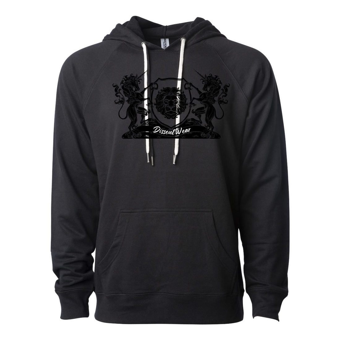 Vintage Inspired Lightweight Terry Crested Hoodie