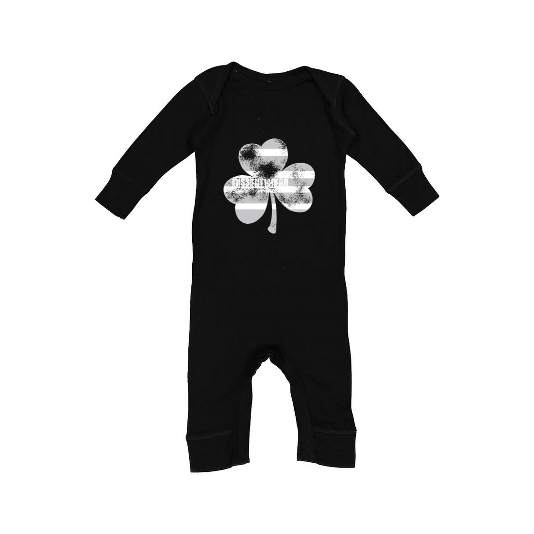 VINTAGE SHAMROCK LUCKY INFANT BABY ROMPER