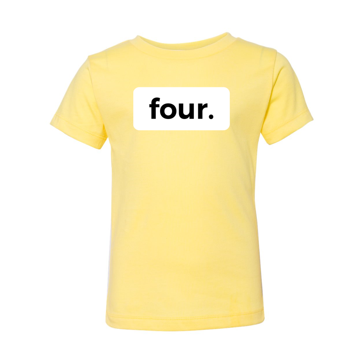 four. FOURTH 4TH birthday tee