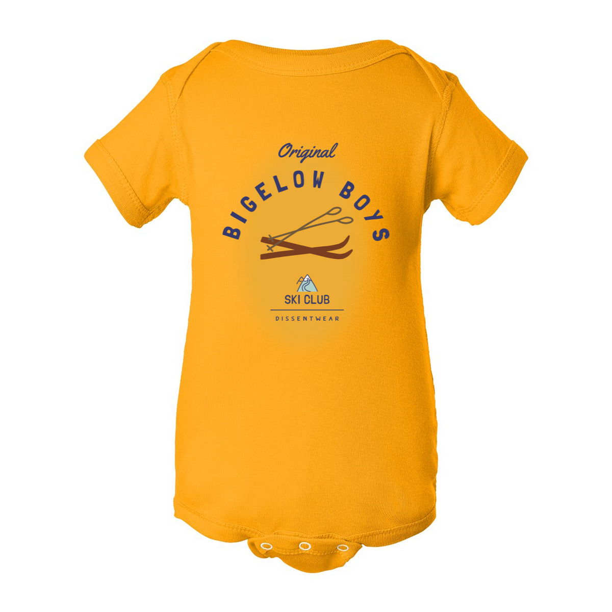 ORIGINAL BIGELOW BOYS SKI CLUB INFANT ONESIE