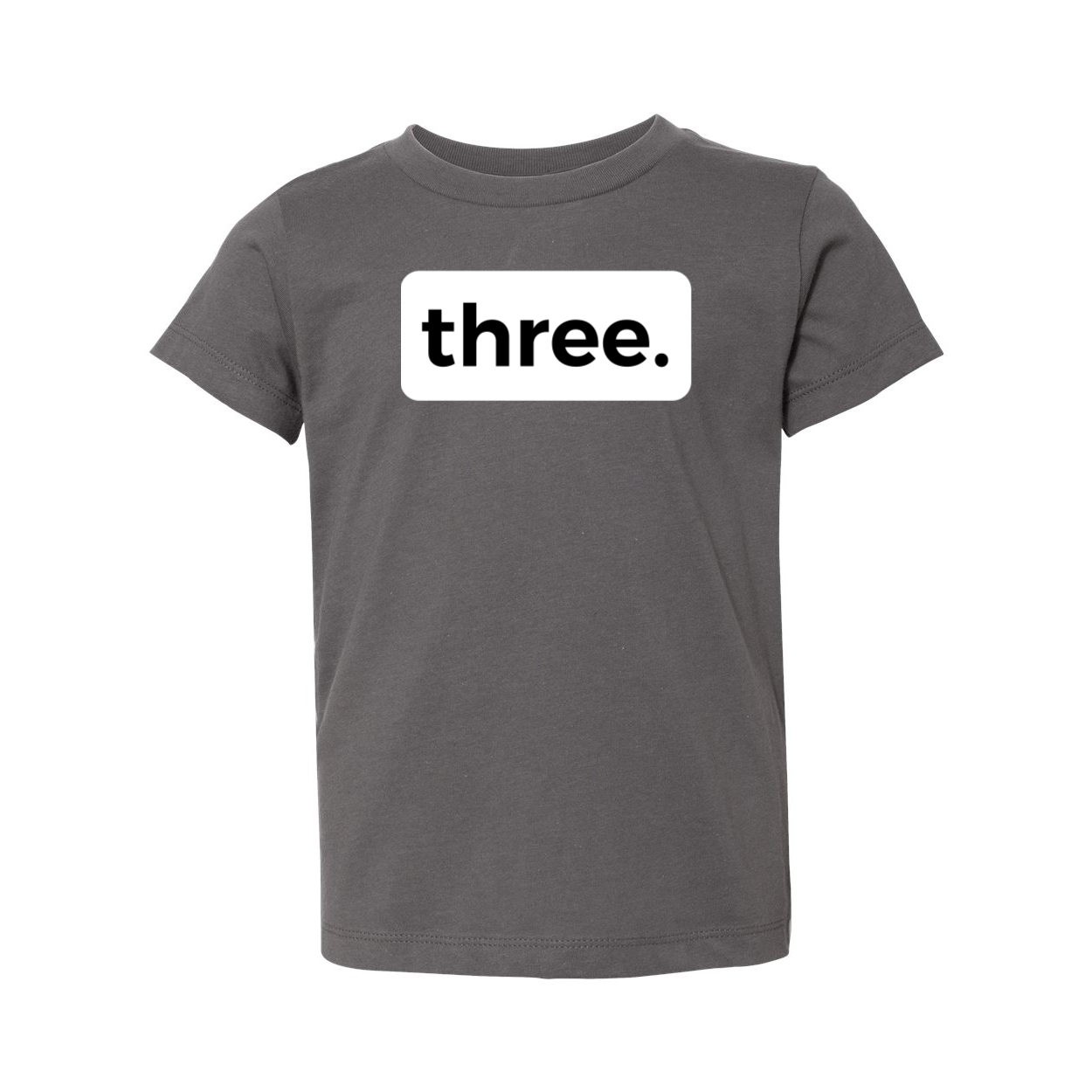 three. 3RD BIRTHDAY T-SHIRT