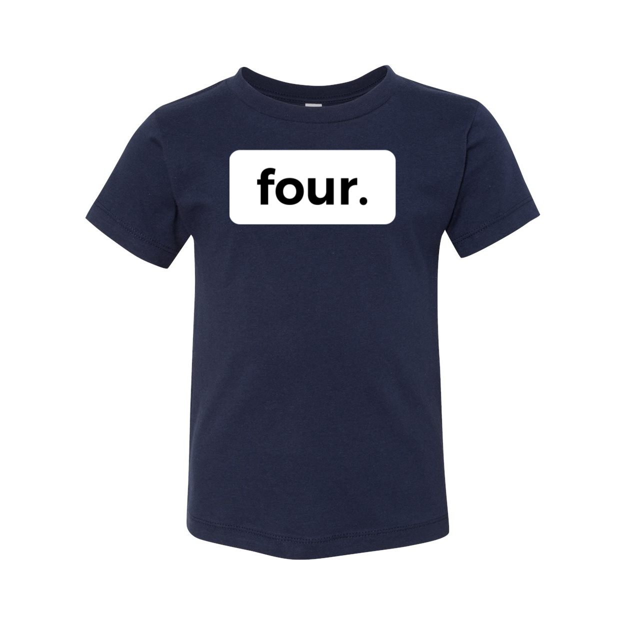 four. FOURTH 4TH birthday tee