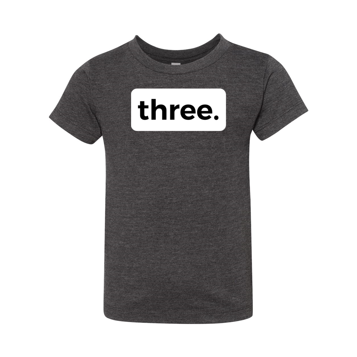 three. 3RD BIRTHDAY T-SHIRT